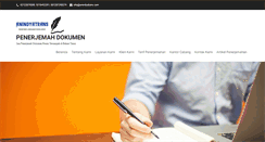 Desktop Screenshot of penerjemahdokumen.com