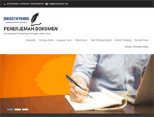 Tablet Screenshot of penerjemahdokumen.com